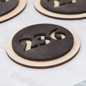 Numar Apartament Lemn Decupat Numar Casa Lemn Decupat Laser